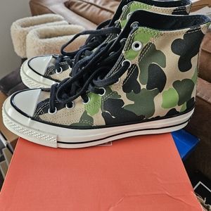 70's High Converse Camo